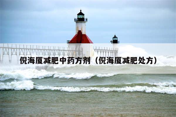 倪海厦减肥中药方剂（倪海厦减肥处方）