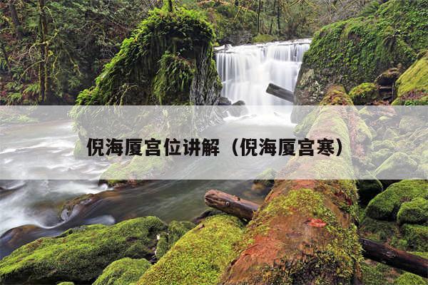 倪海厦宫位讲解（倪海厦宫寒）