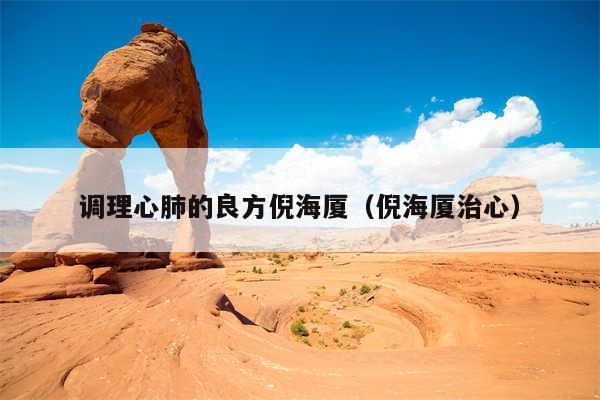调理心肺的良方倪海厦（倪海厦治心）