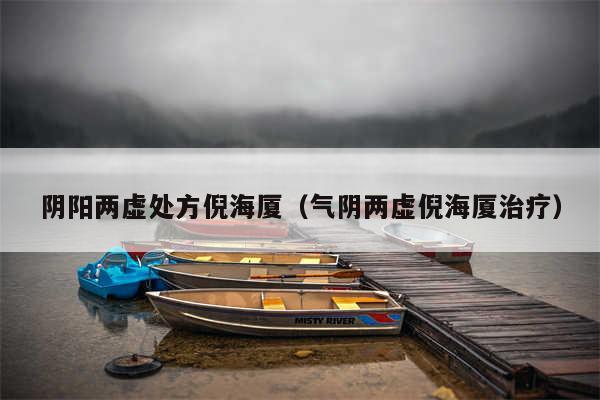 阴阳两虚处方倪海厦（气阴两虚倪海厦治疗）
