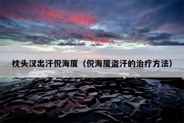 枕头汉出汗倪海厦（倪海厦盗汗的治疗方法）