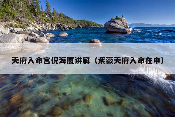 天府入命宫倪海厦讲解（紫薇天府入命在申）