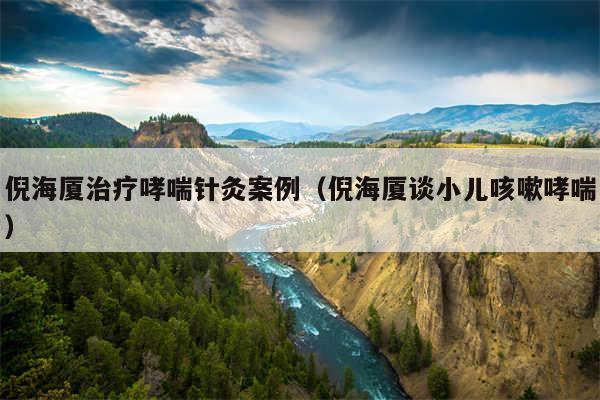倪海厦治疗哮喘针灸案例（倪海厦谈小儿咳嗽哮喘）
