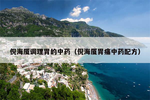 倪海厦调理胃的中药（倪海厦胃痛中药配方）