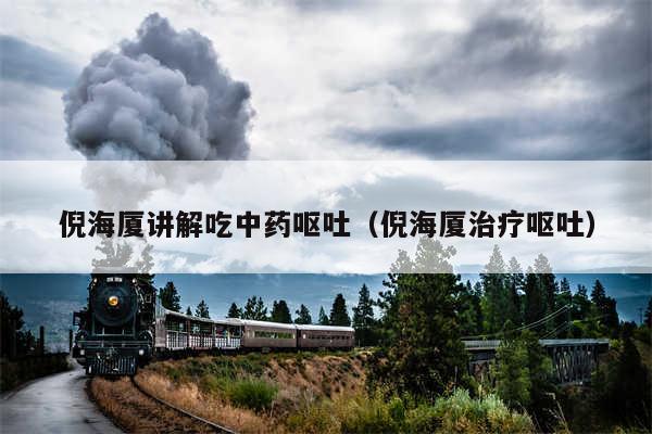 倪海厦讲解吃中药呕吐（倪海厦治疗呕吐）