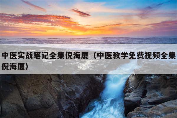 中医实战笔记全集倪海厦（中医教学免费视频全集倪海厦）