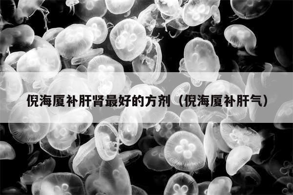 倪海厦补肝肾最好的方剂（倪海厦补肝气）