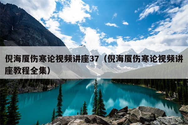 倪海厦伤寒论视频讲座37（倪海厦伤寒论视频讲座教程全集）