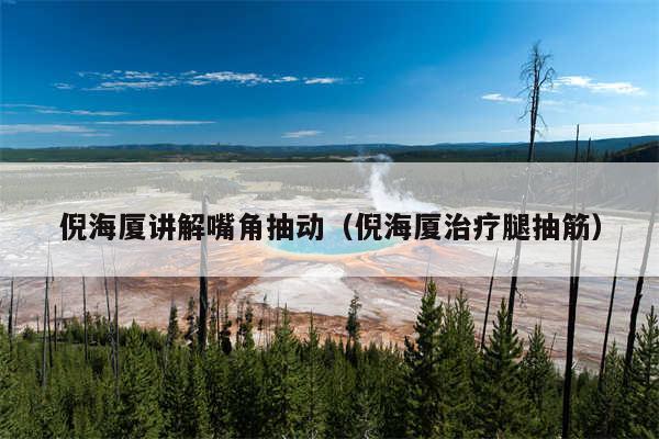 倪海厦讲解嘴角抽动（倪海厦治疗腿抽筋）