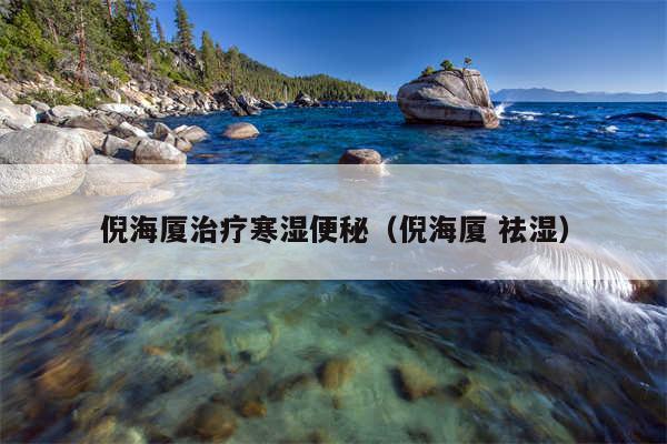 倪海厦治疗寒湿便秘（倪海厦 祛湿）