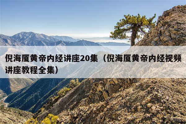 倪海厦黄帝内经讲座20集（倪海厦黄帝内经视频讲座教程全集）