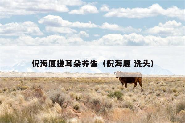 倪海厦搓耳朵养生（倪海厦 洗头）