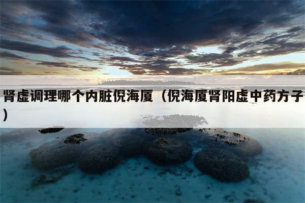 肾虚调理哪个内脏倪海厦（倪海厦肾阳虚中药方子）