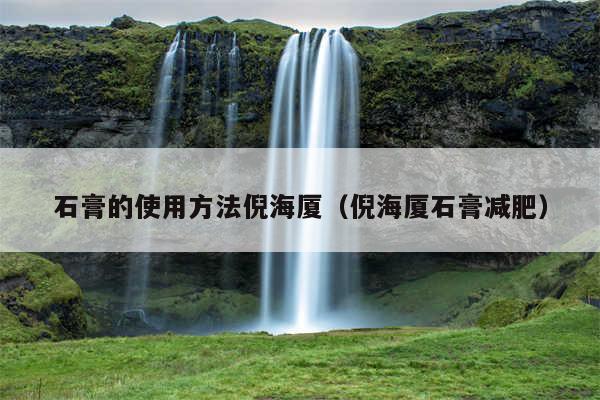 石膏的使用方法倪海厦（倪海厦石膏减肥）