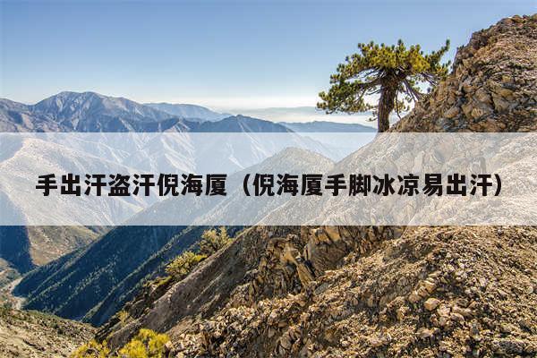 手出汗盗汗倪海厦（倪海厦手脚冰凉易出汗）