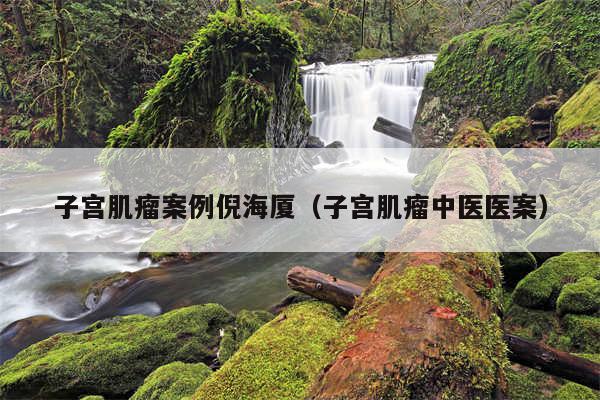 子宫肌瘤案例倪海厦（子宫肌瘤中医医案）