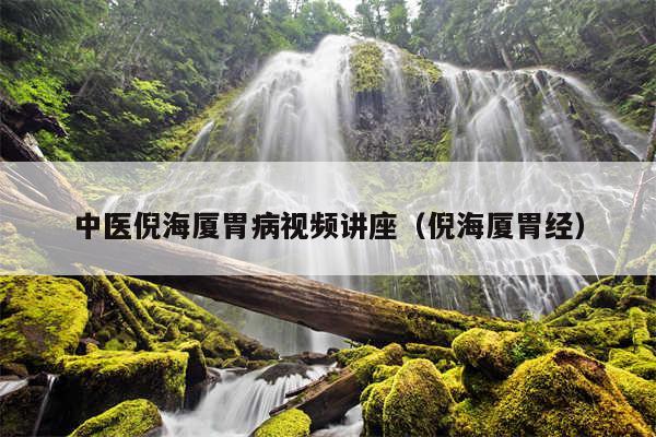 中医倪海厦胃病视频讲座（倪海厦胃经）