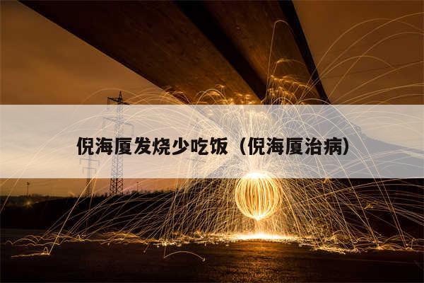 倪海厦发烧少吃饭（倪海厦治病）