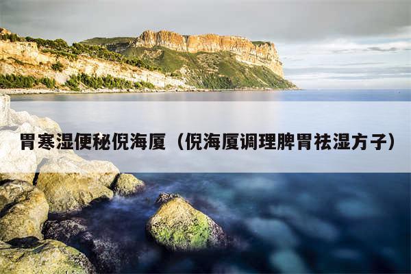 胃寒湿便秘倪海厦（倪海厦调理脾胃祛湿方子）