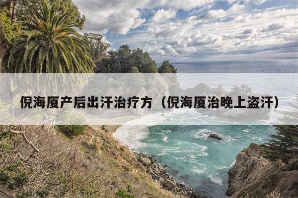 倪海厦产后出汗治疗方(倪海厦治晚上盗汗)