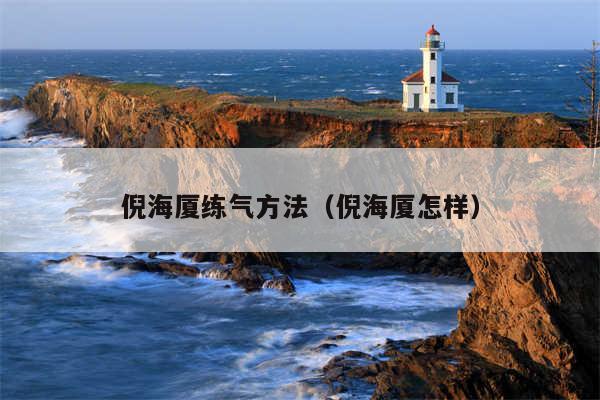 倪海厦练气方法(倪海厦怎样)