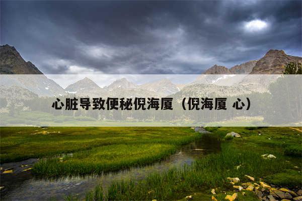 心脏导致便秘倪海厦（倪海厦 心）