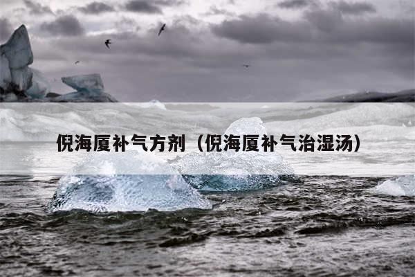 倪海厦补气方剂（倪海厦补气治湿汤）