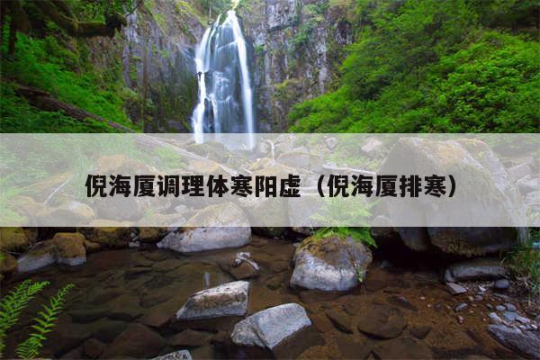 倪海厦调理体寒阳虚（倪海厦排寒）