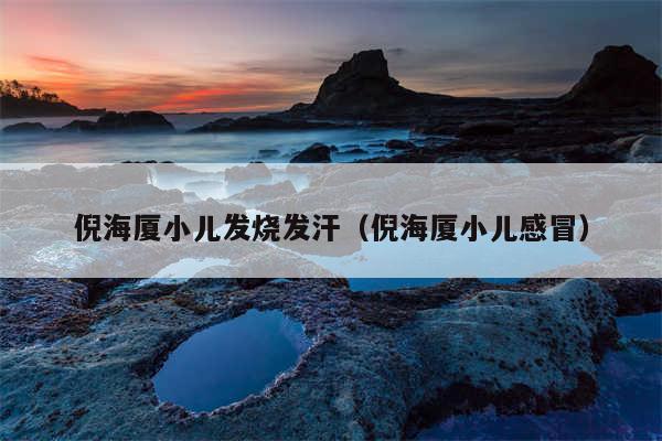 倪海厦小儿发烧发汗(倪海厦小儿感冒)