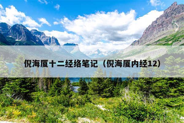 倪海厦十二经络笔记（倪海厦内经12）