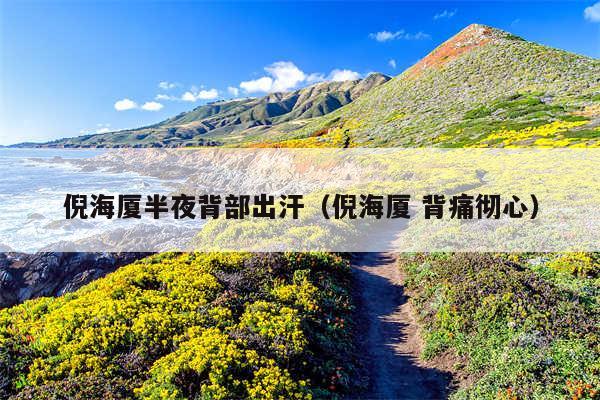 倪海厦半夜背部出汗（倪海厦 背痛彻心）