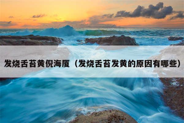 发烧舌苔黄倪海厦（发烧舌苔发黄的原因有哪些）