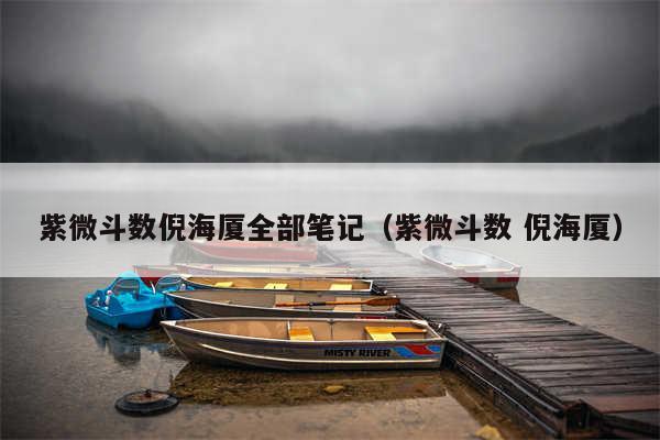 紫微斗数倪海厦全部笔记（紫微斗数 倪海厦）