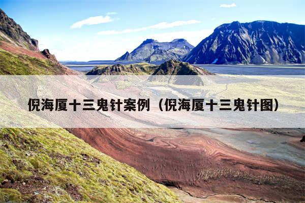 倪海厦十三鬼针案例（倪海厦十三鬼针图）