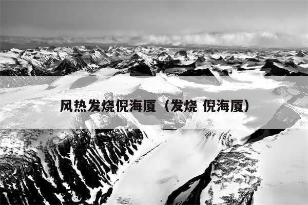 风热发烧倪海厦（发烧 倪海厦）