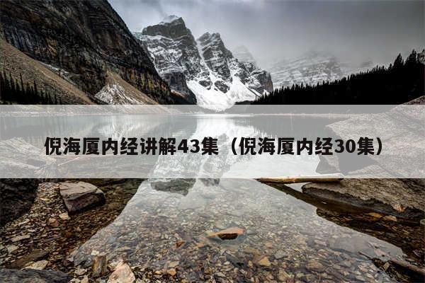 倪海厦内经讲解43集(倪海厦内经30集)