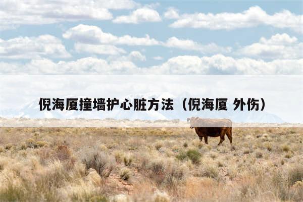 倪海厦撞墙护心脏方法(倪海厦 外伤)