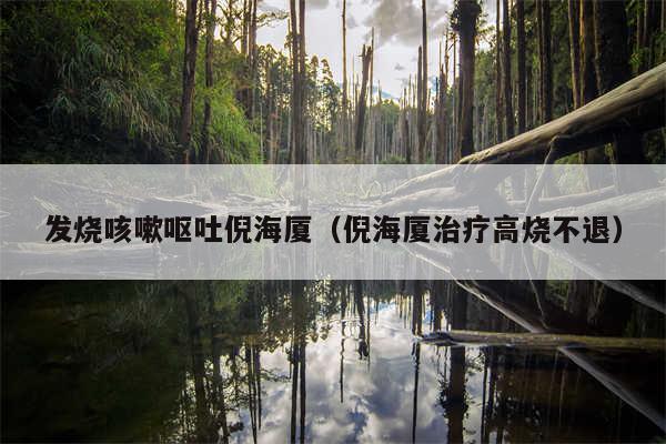 发烧咳嗽呕吐倪海厦(倪海厦治疗高烧不退)