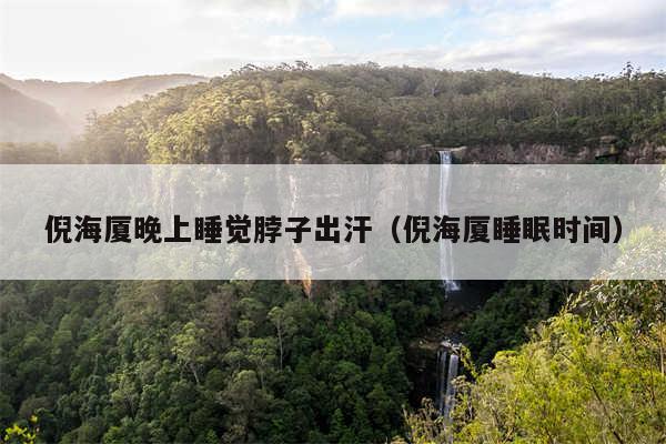 倪海厦晚上睡觉脖子出汗（倪海厦睡眠时间）