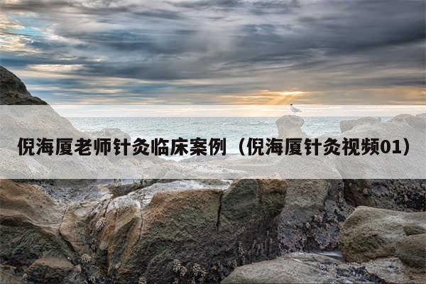 倪海厦老师针灸临床案例(倪海厦针灸视频01)