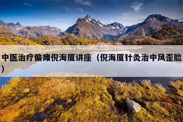 中医治疗偏瘫倪海厦讲座(倪海厦针灸治中风歪脸)