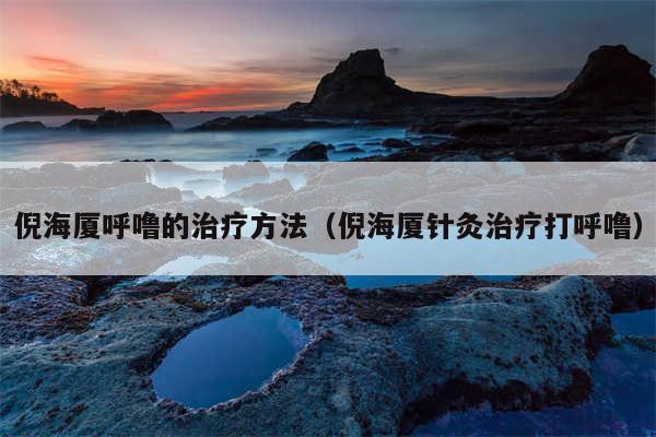倪海厦呼噜的治疗方法(倪海厦针灸治疗打呼噜)