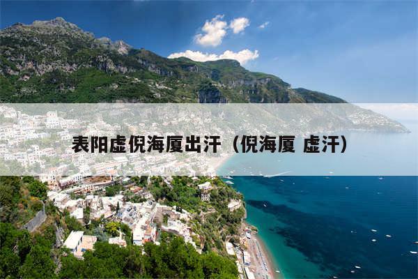 表阳虚倪海厦出汗(倪海厦 虚汗)