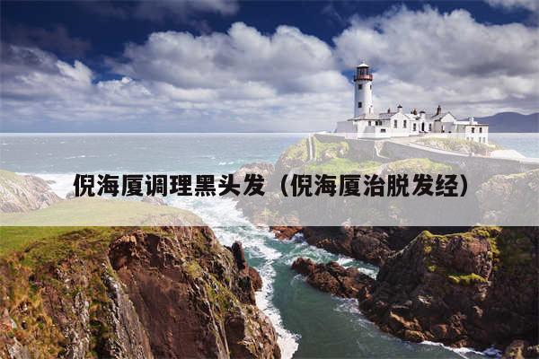 倪海厦调理黑头发(倪海厦治脱发经)