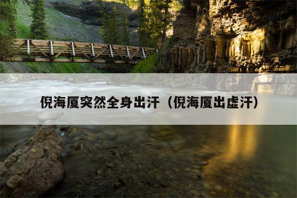 倪海厦突然全身出汗(倪海厦出虚汗)