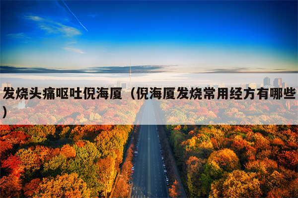 发烧头痛呕吐倪海厦(倪海厦发烧常用经方有哪些)
