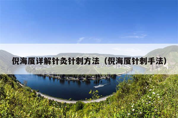 倪海厦详解针灸针刺方法(倪海厦针刺手法)