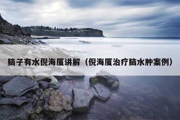 脑子有水倪海厦讲解(倪海厦治疗脑水肿案例)