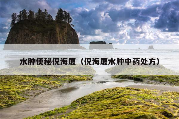 水肿便秘倪海厦（倪海厦水肿中药处方）