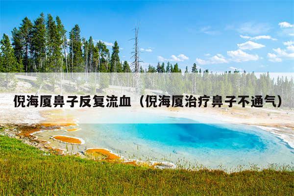 倪海厦鼻子反复流血(倪海厦治疗鼻子不通气)
